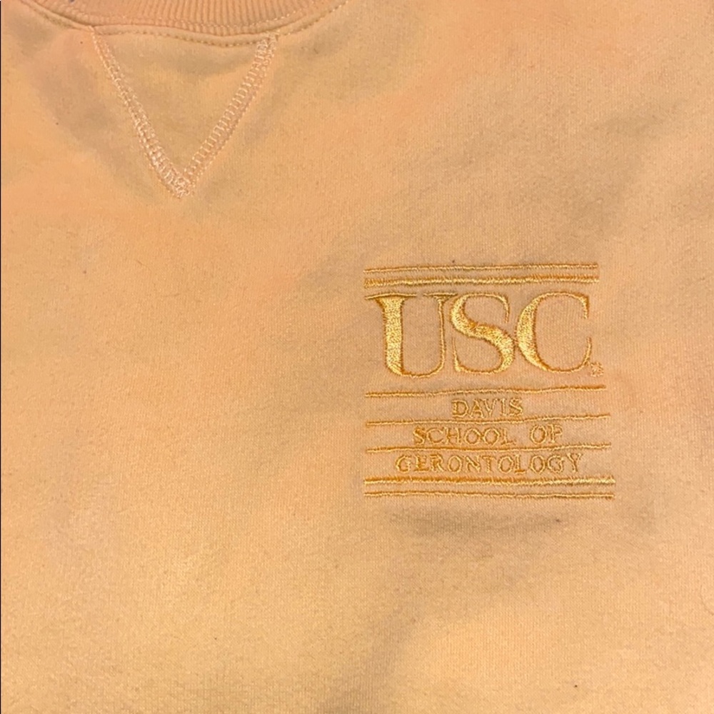 USC Davis school of gerontology Yellow Sweatshirt